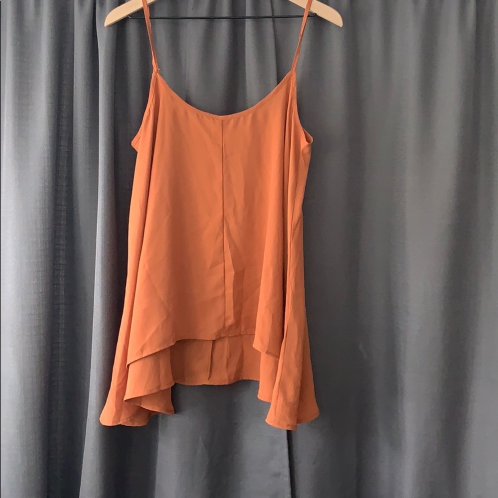 Orange tank top